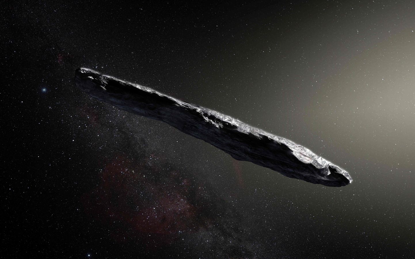 Kunstniku joonistus Oumuamuast