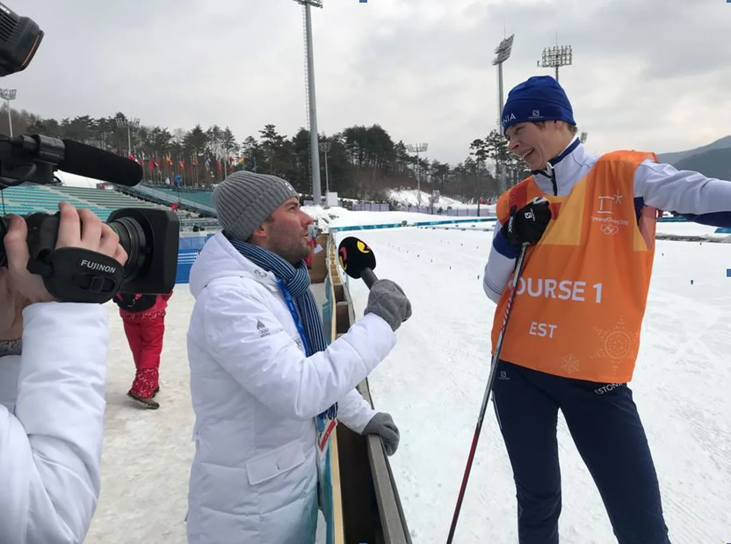President Kersti Kaljulaid andmas intervjuud Roald Johannsonile.