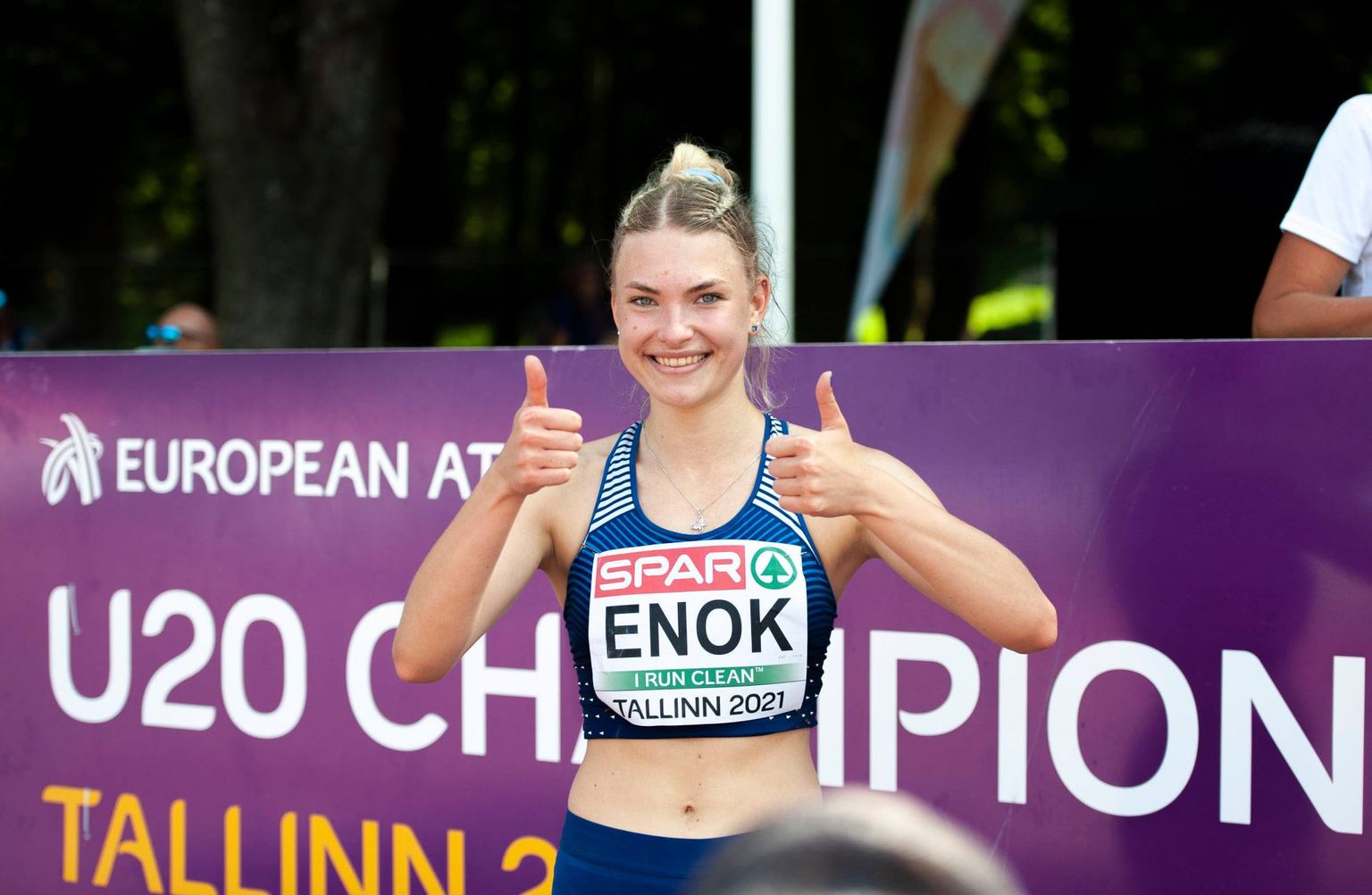 Pippi Lotta Enokil on põhjust rõõmu tunda: Euroopa meistrivõistluste viies kohta silmapaistva isikliku rekordiga.