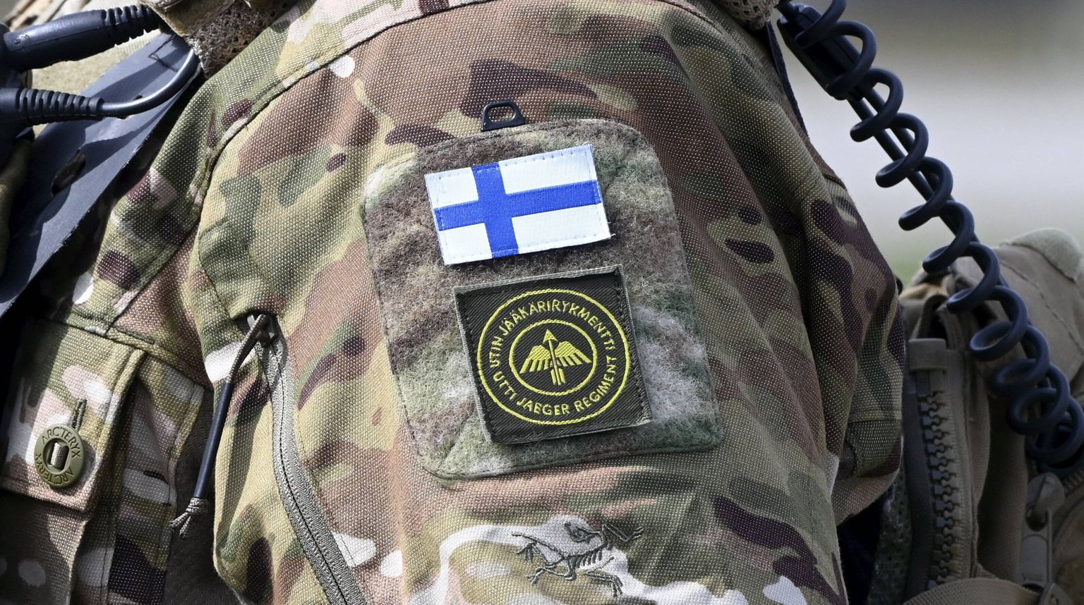 Soome sõdur õppustel Kouvolas.