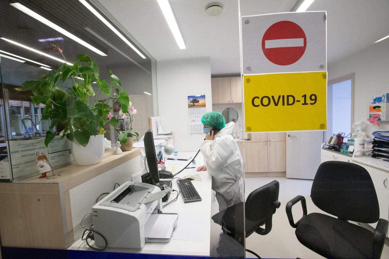 COVID-19-haigeid ravitakse haiglates eraldi osakonnas.