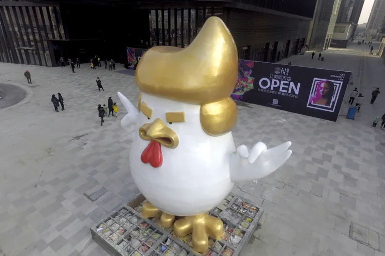 Donald Trumpi meenutav kukekuju