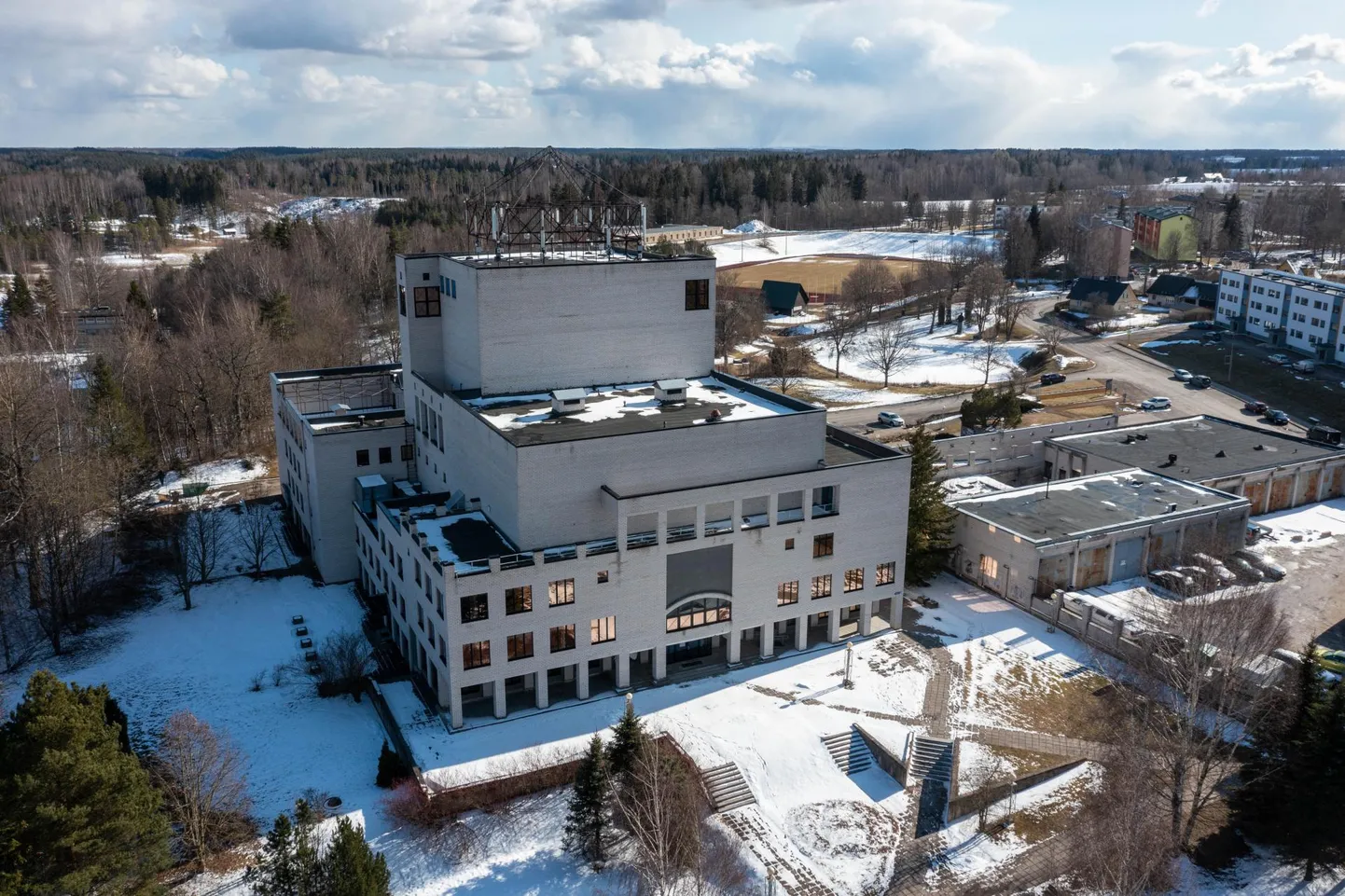 Taevapark tuleb Põlva kultuurikeskuse katusele.
