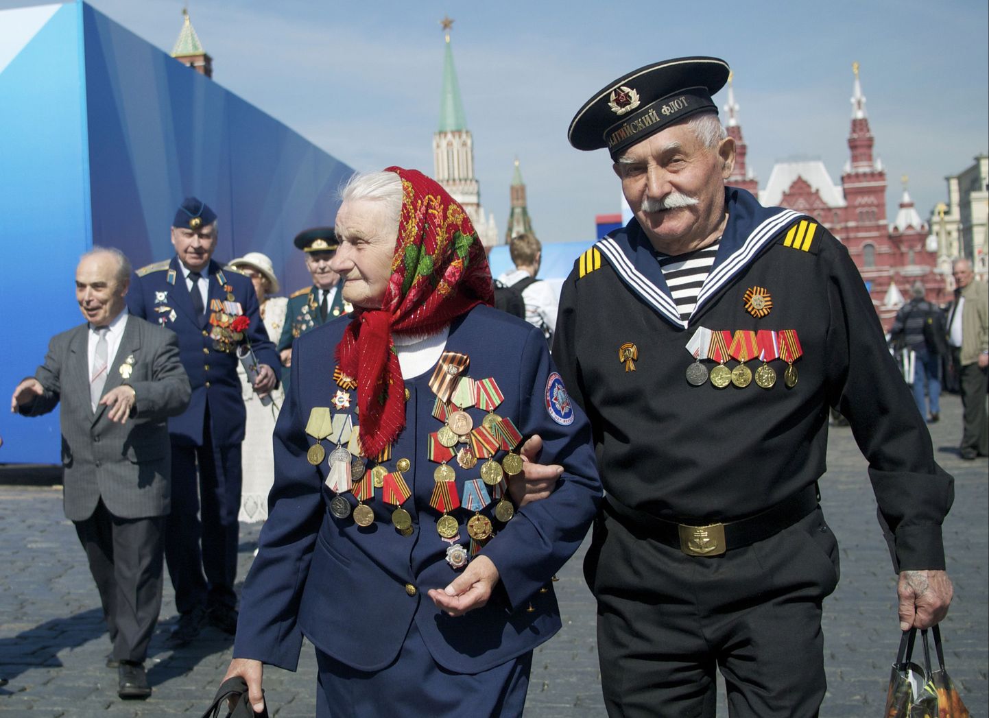 Парад ветеранов в Москве. Иллюстративное фото.
