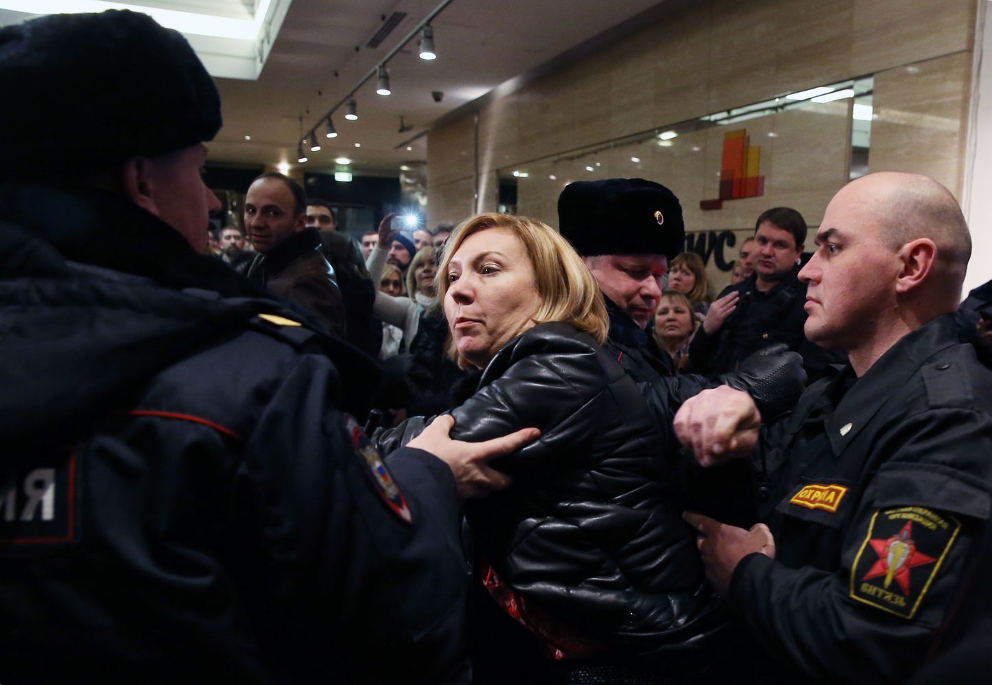 Протесты валютных ипотечников в Москве.