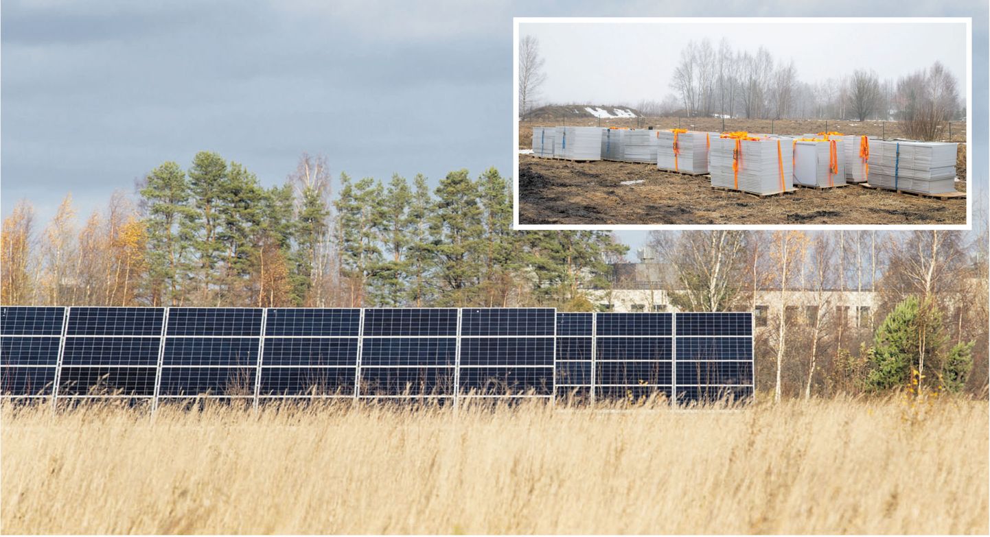 Построенную в 2021 году в окрестностях Йыхвиского городка Сил обороны солнечную электростанцию девелопер в начале этого года демонтировал и предъявил волости требование о возмещении ущерба на сумму более 17 миллионов евро.
