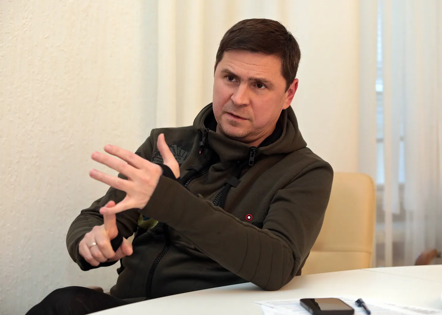 Ukrainas prezidenta Volodimira Zelenska padomnieks Mihailo Podoļaks.