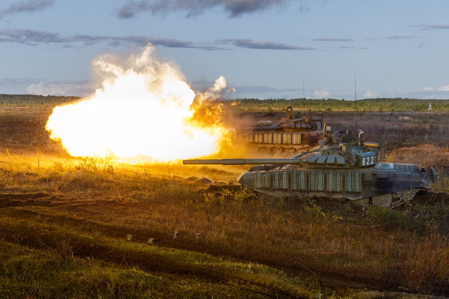 Venemaa relvajõudude tankid õppusel Zapad-2021.