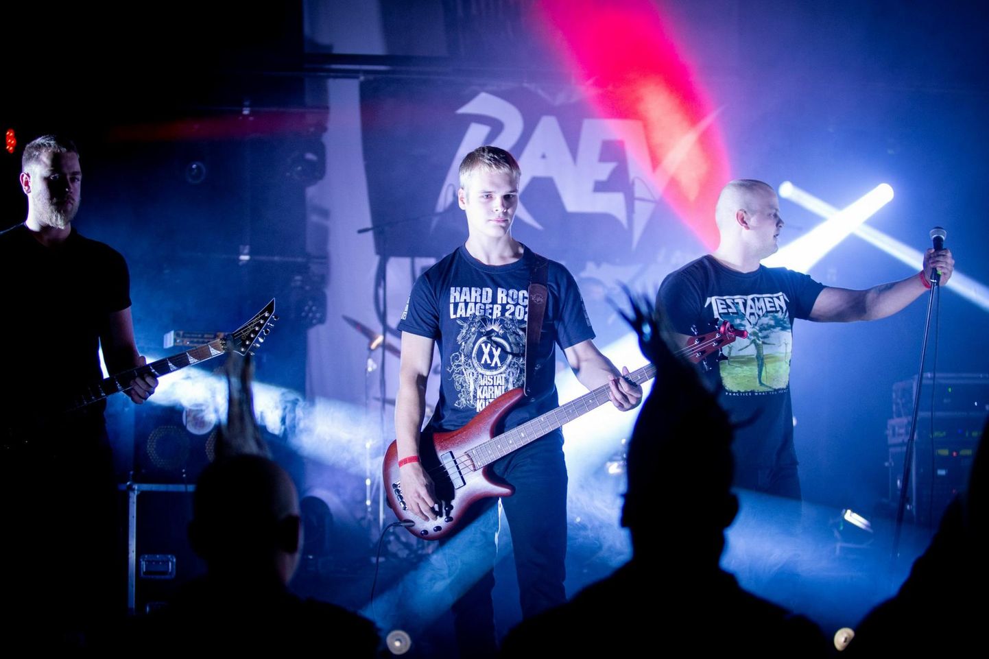 Thrash metal’it viljelev ansambel Raev esines mullu Sindi Rockil.