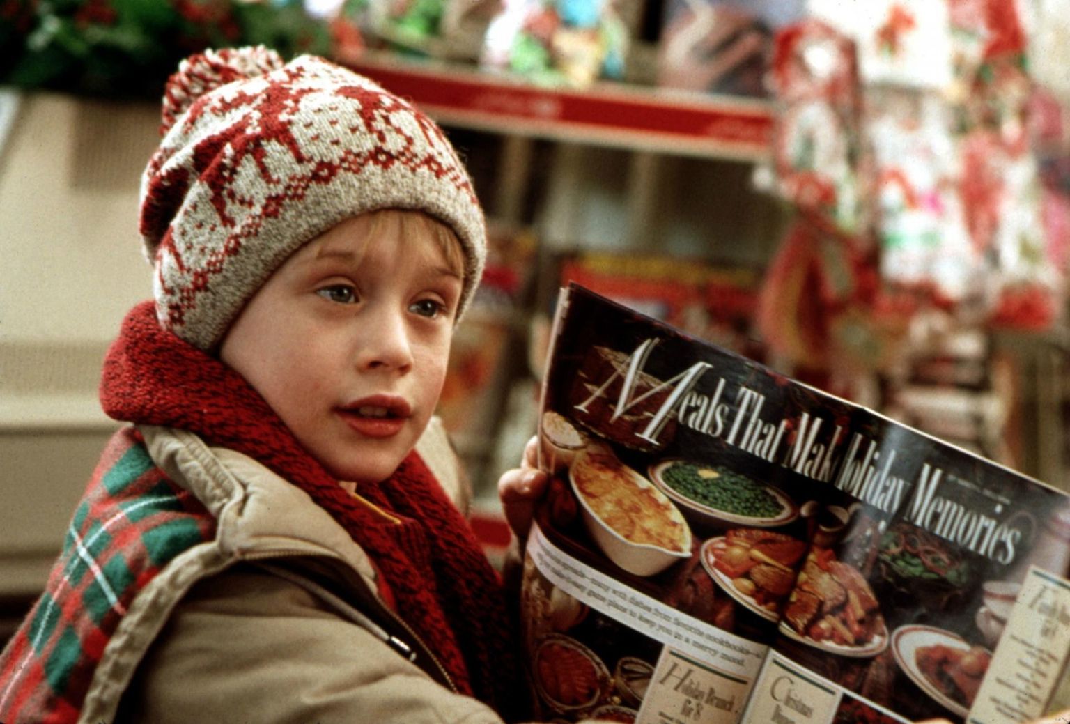Macaulay Culkin filmis «Üksinda kodus».