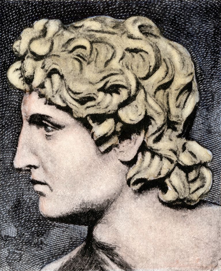 Aleksander Suurt kujutav 19. sajandi raamatuillustratsioon