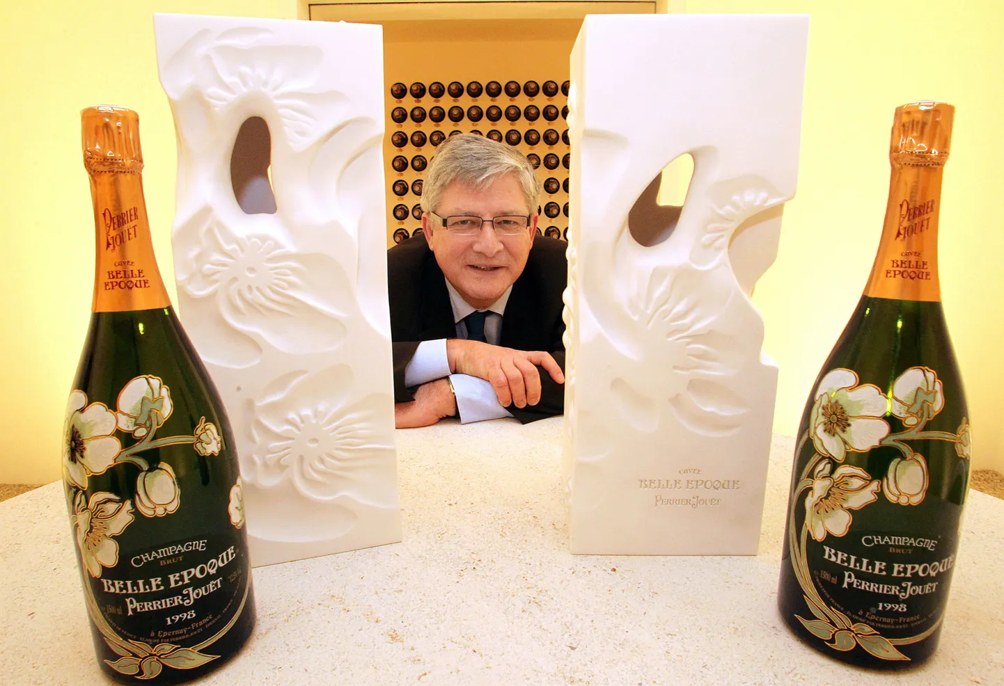 Pildil prantsuse veinimeister Herve Deschamps