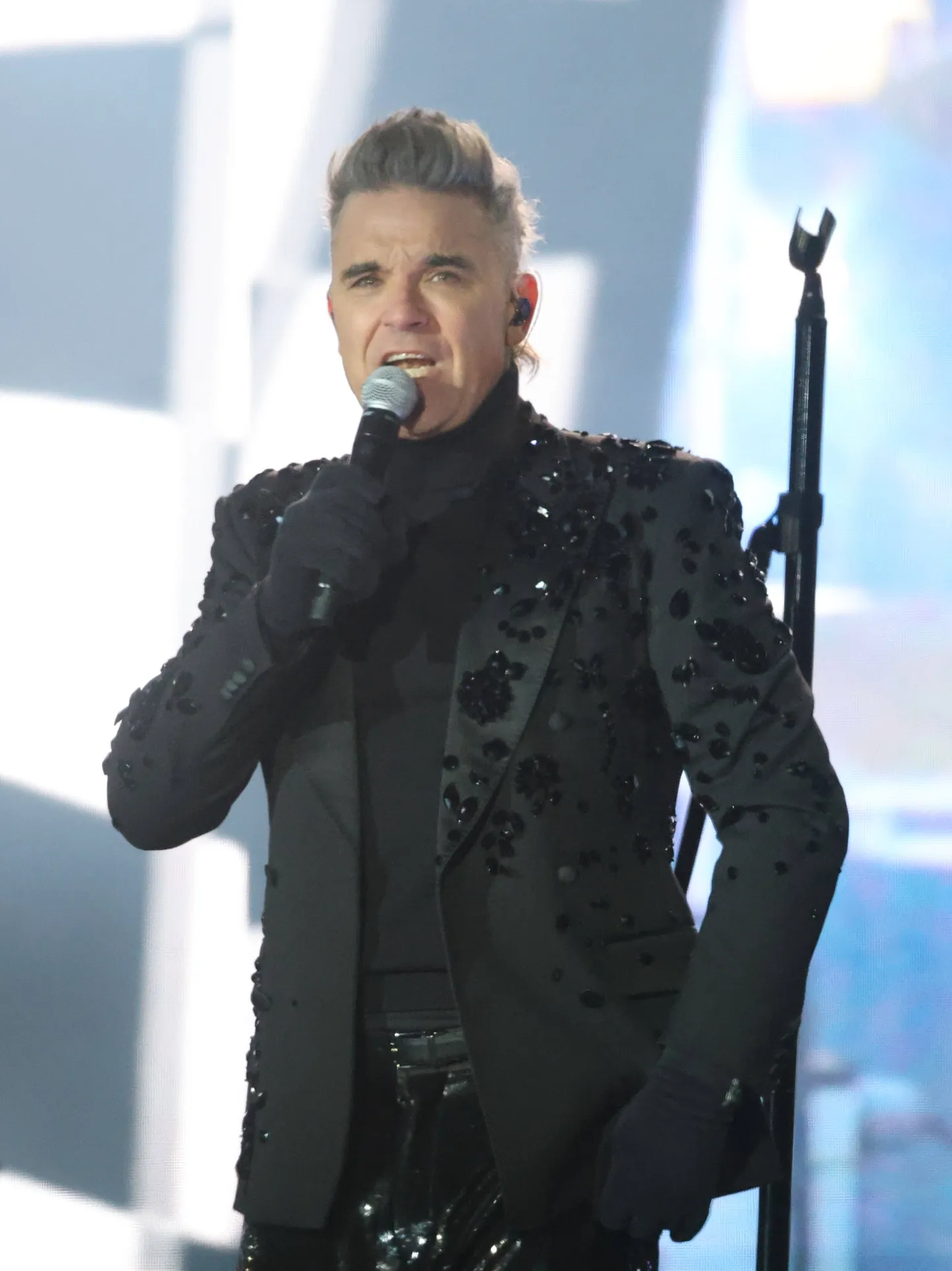 Robbie Williams Austrias kontserti andmas.