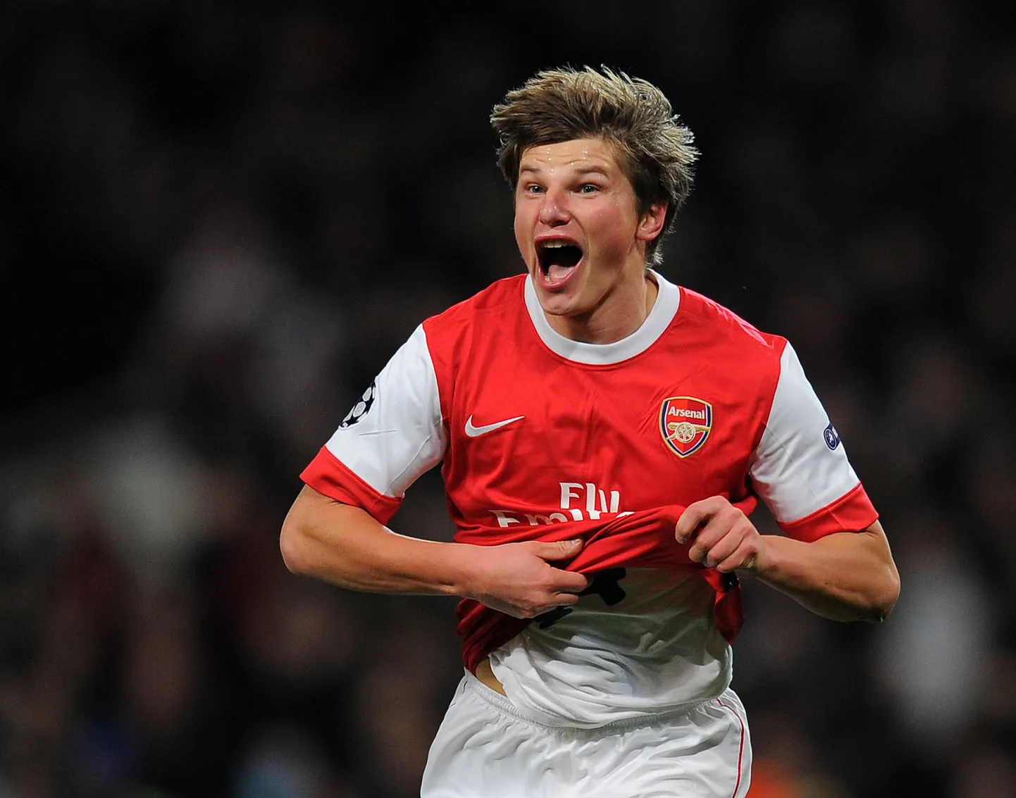 Andrei Aršavin omal ajal Arsenali särgis.