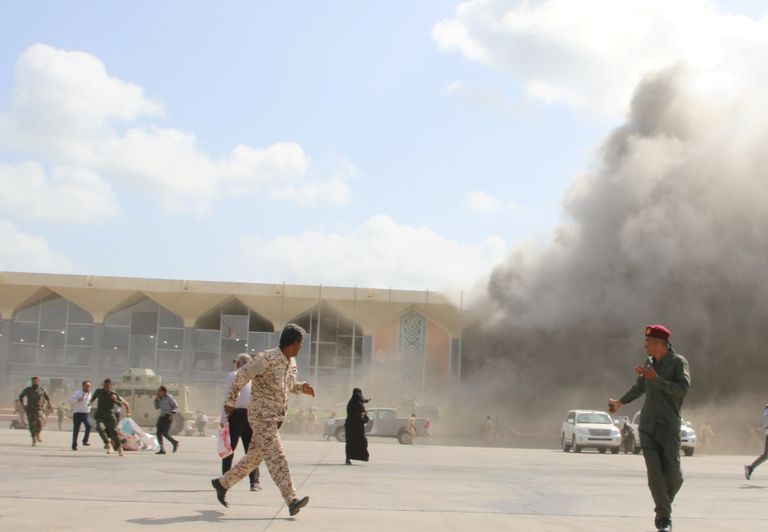 Взрыв в Йемене.