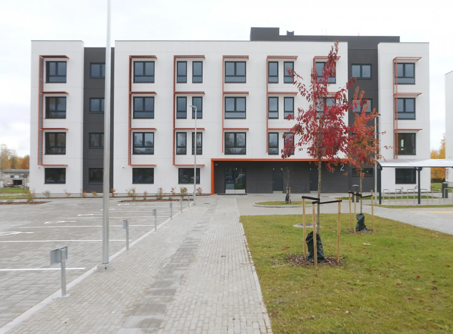 Tüve tänava üürimajade ehitus on lõppjärgus.
