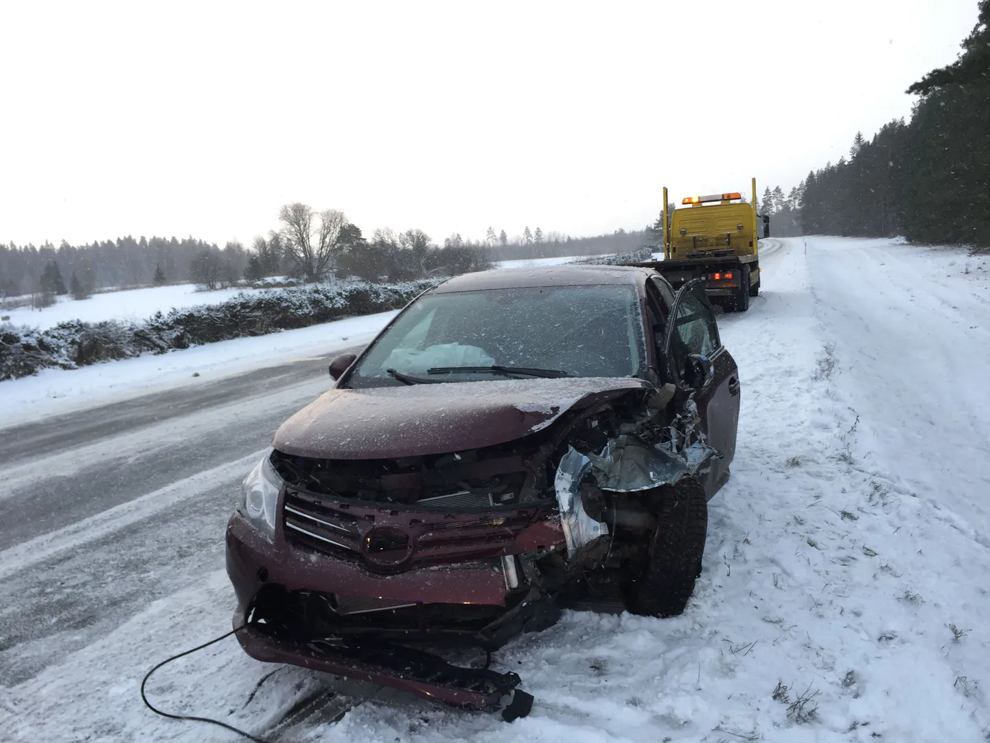 Liiklusõnnetus Tapa lähistel.
