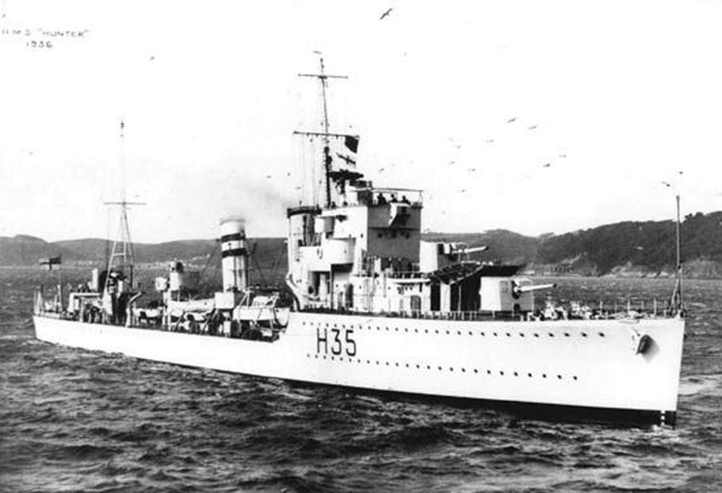 Briti sõjalaev HMS Hunter