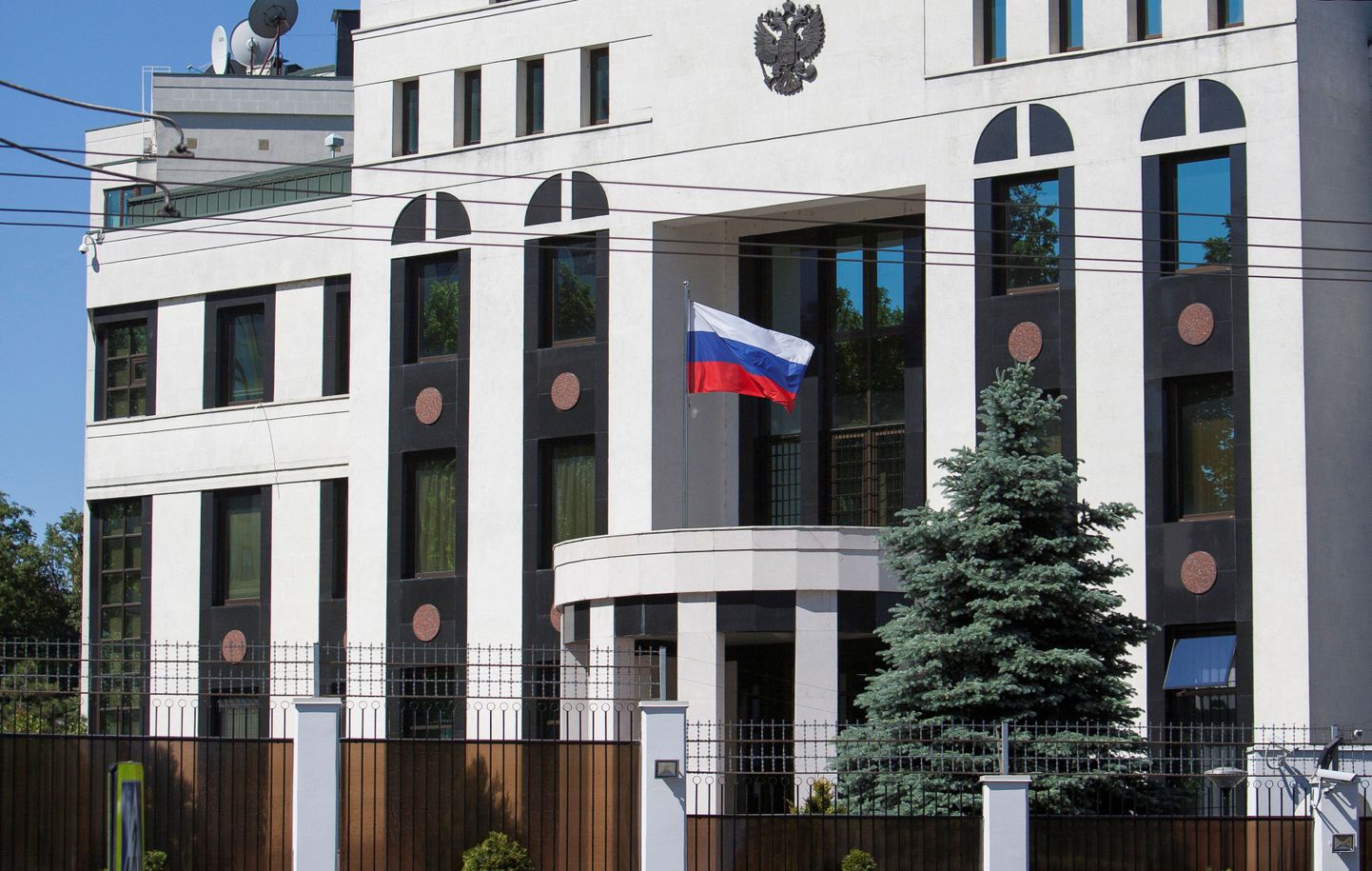 Vene saatkonnahoone Moldova pealinnas Chișinăus.