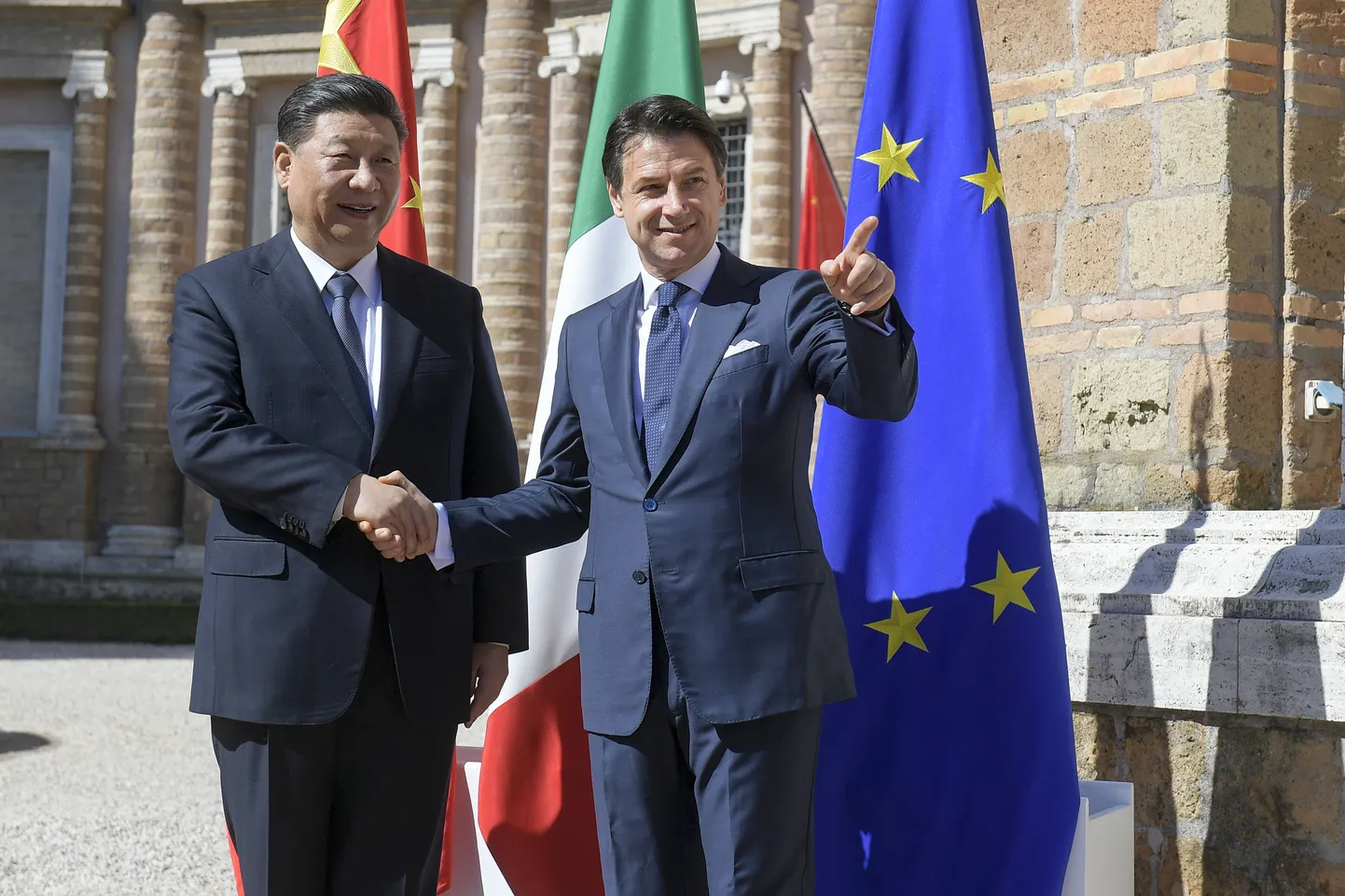 Hiina president President Xi Jinping ja Itaalia peaminister Giuseppe Conte.