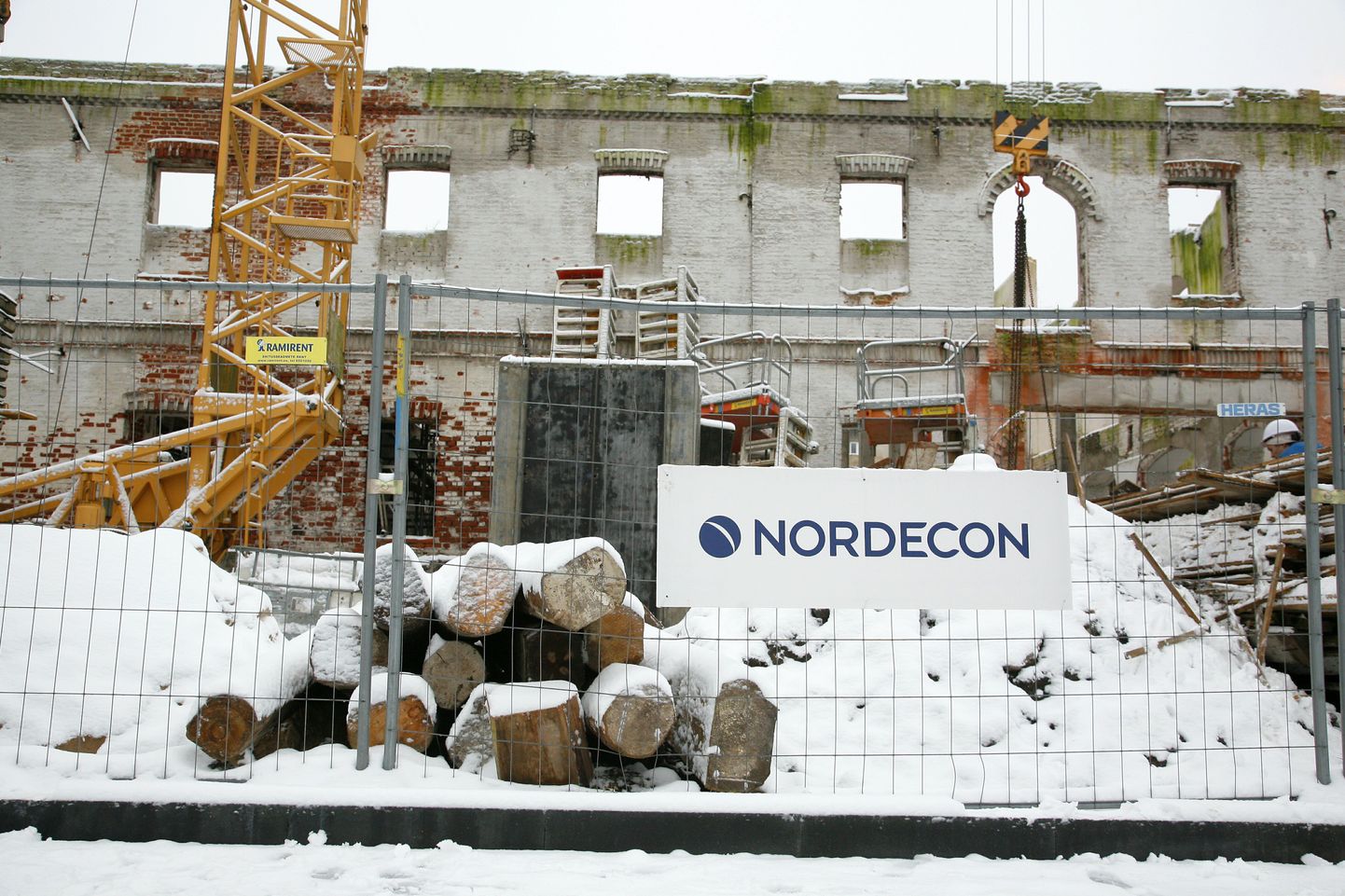 Один из строительных объектов Nordecon. Снимок иллюстративный.