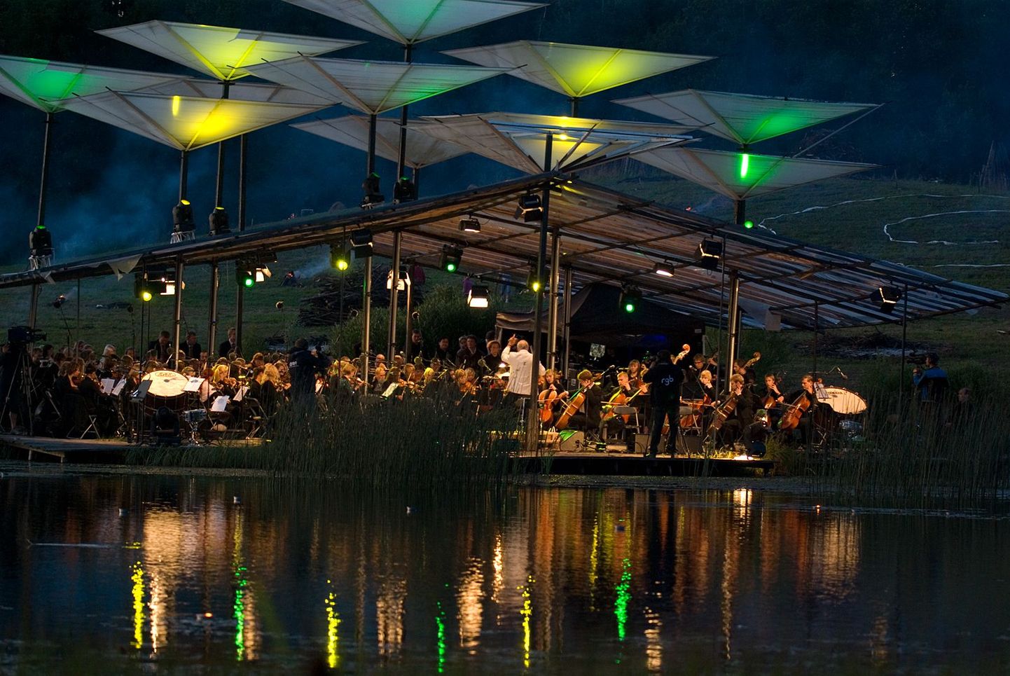 Leigo järvemuusikafestivali kontsert aastal 2009.