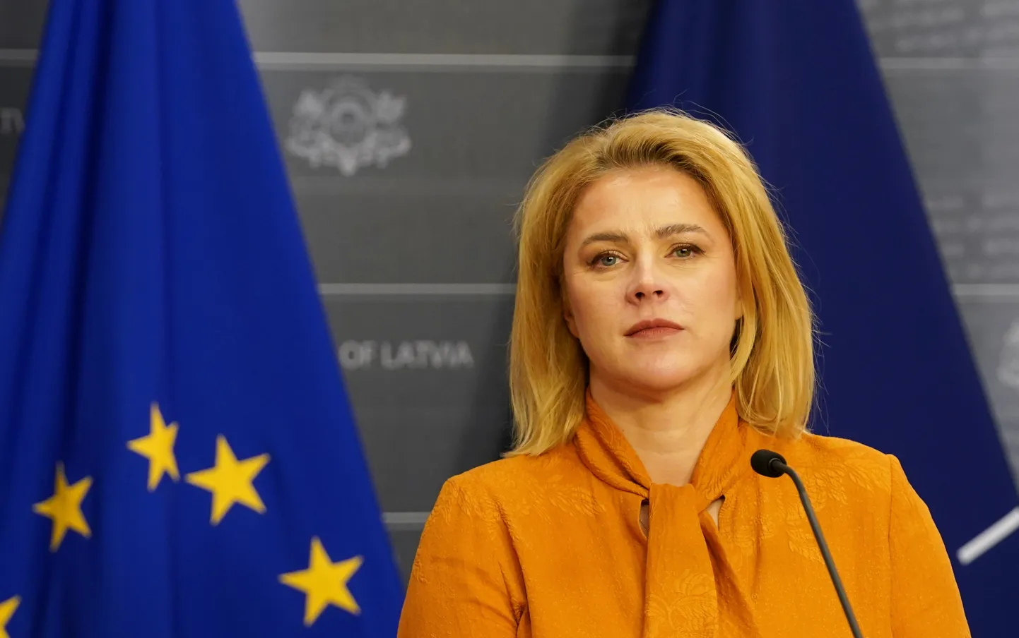 Ministru prezidente Evika Siliņa.