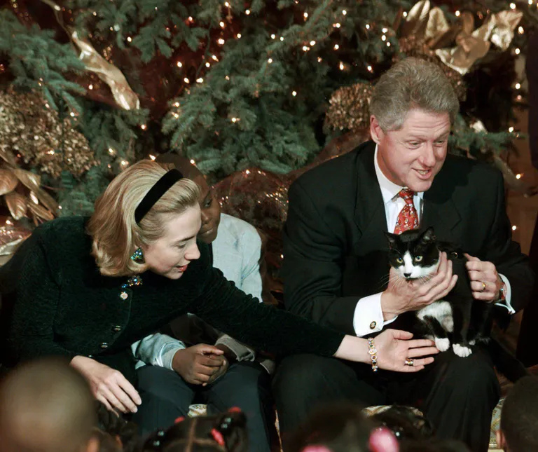 Clintonid kassiga. Ruth Fremson/AP/Scanpix