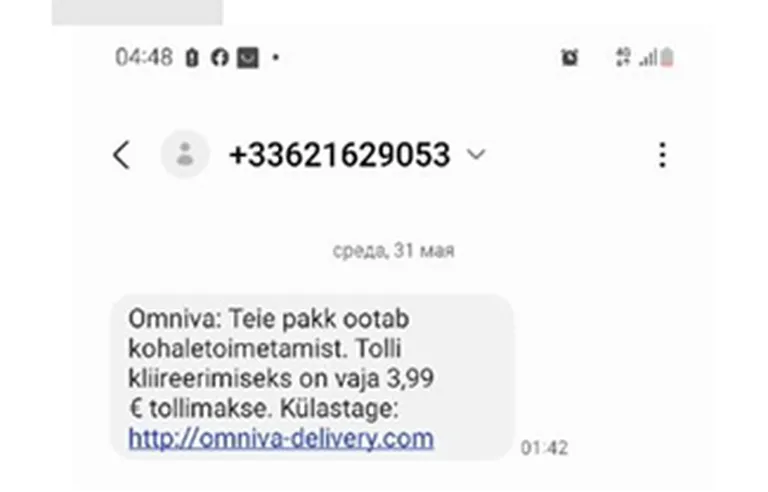 Petusõnum kelmilt.