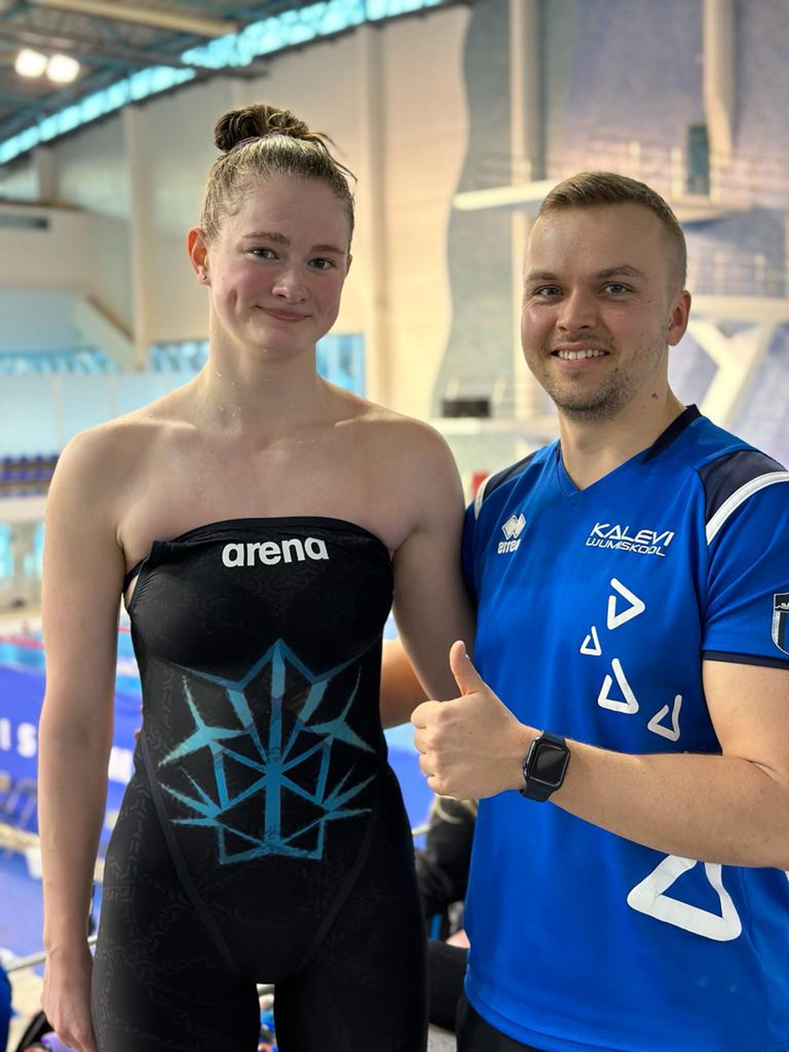 Пловчиха Энели Ефимова установила очередной рекорд