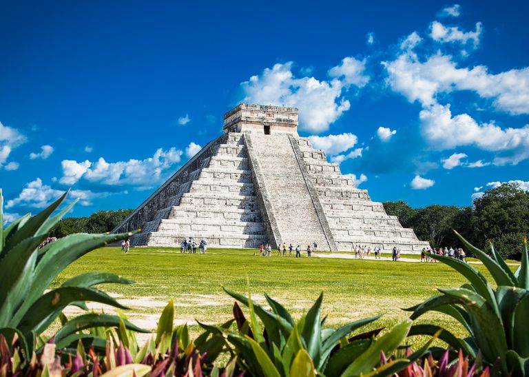 Maiade Chichén Itzá tempel Mehhikos