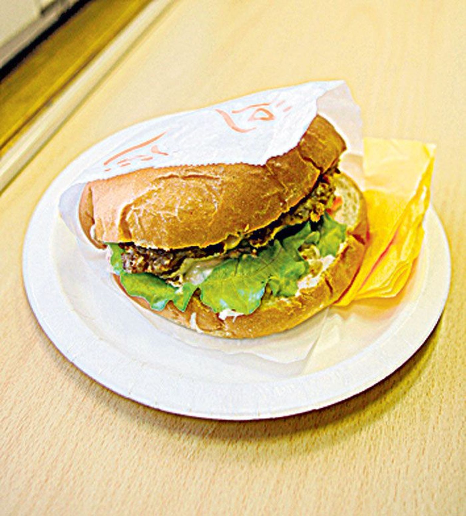Martin Baltikas küsivad kliendid tavaliselt suurt hamburgerit.