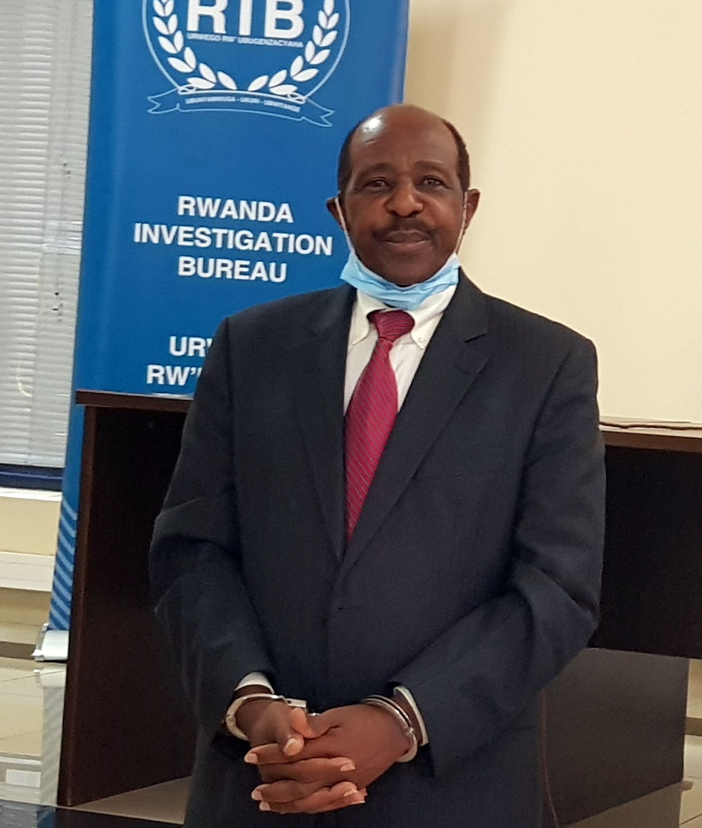 Paul Rusesabagina Kigalis Rwanda Juurdlusbüroo peakorteris 31. august 2020.