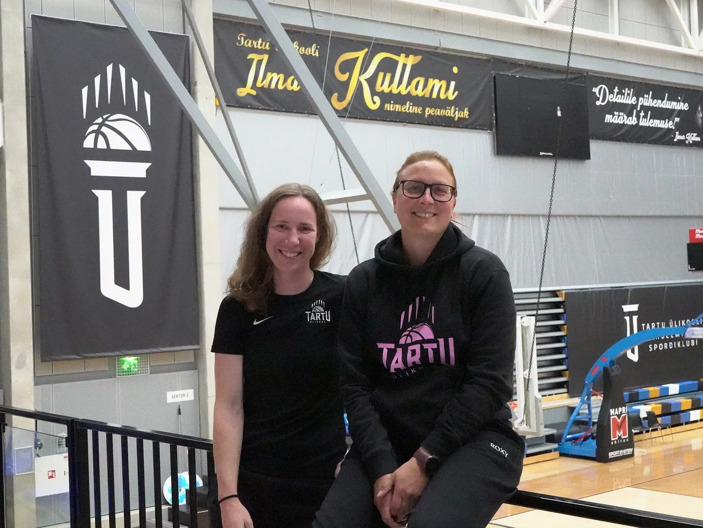 Mailis Pokk (vasakul) ja Heila Rosenfeldt aitavad Tartu naiste korvpallis suuremaid eesmärke seada ja neid ka täita.