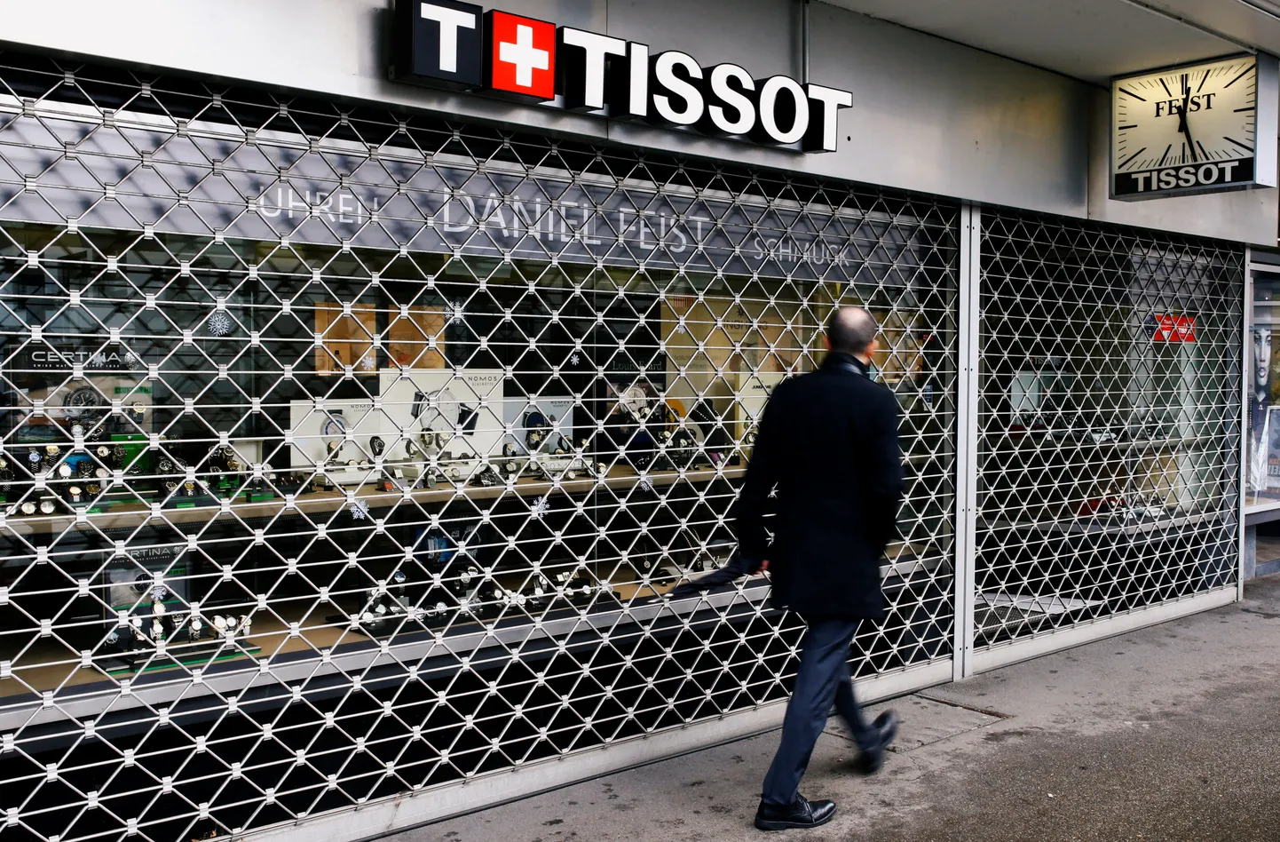 Tissot kellapood Zürichis.