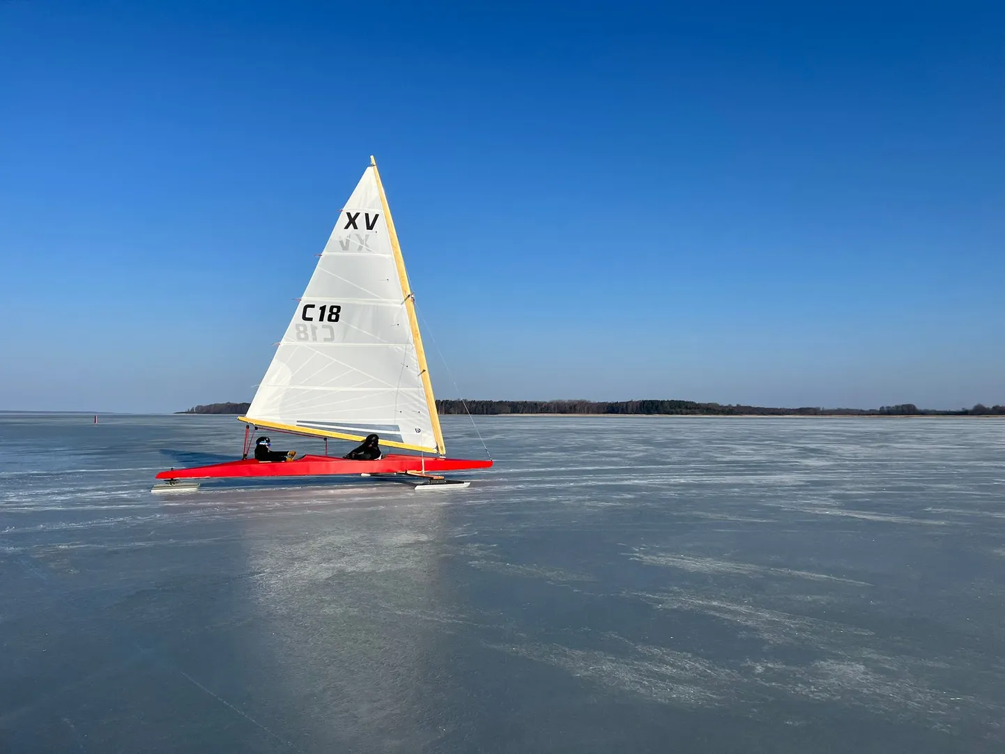 Jääpurjetamise Eesti MV esimene päev