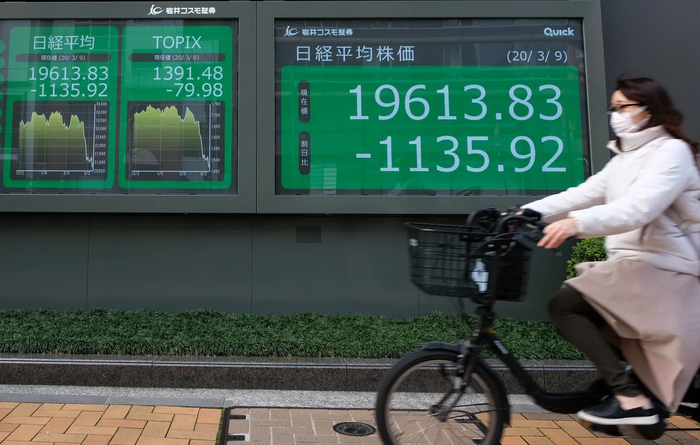 Токийскую биржу лихорадит.