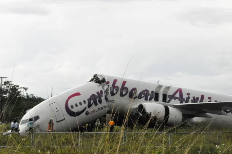 Caribbean Airlines õnnetus Foto:REUTERS/Neil Marks/ STAFF/REUTERS/SCANPIX