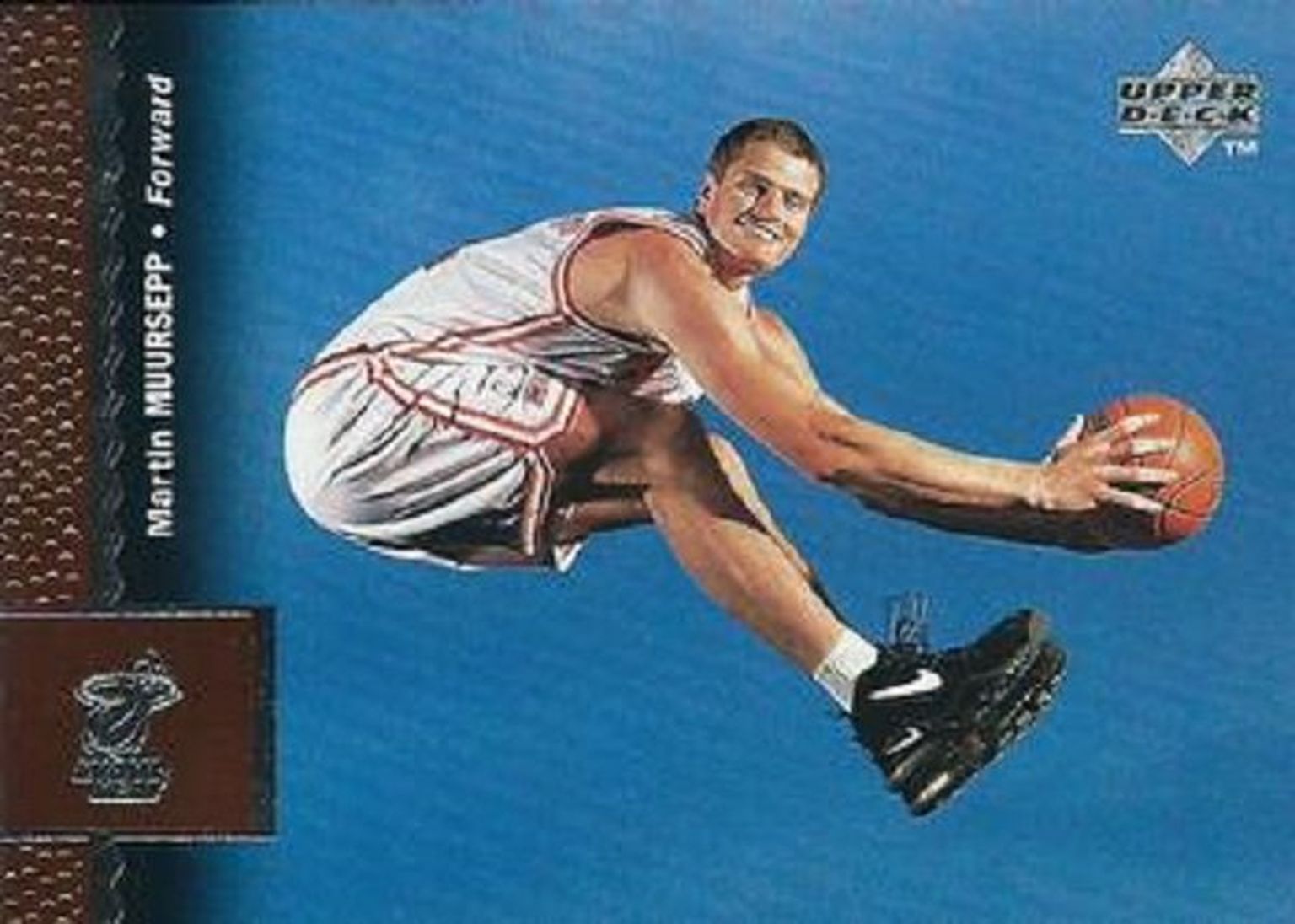 Martin Müürsepp oma kunagisel NBA-mängijakaardil.
