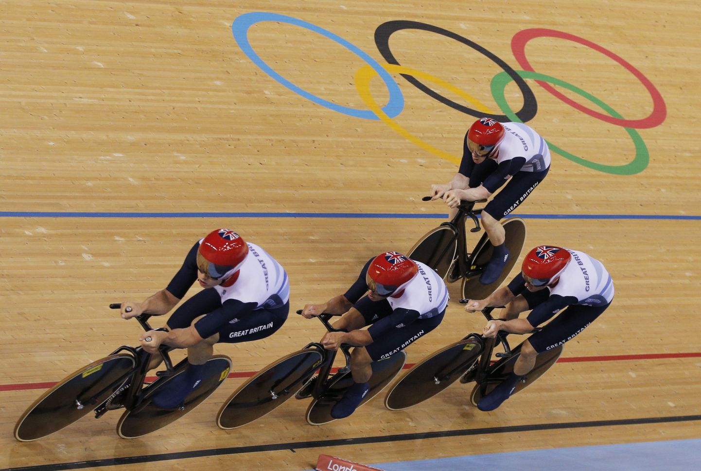 2012. aasta Suurbritannia meeste jälitussõidu nelik Londoni olümpiamängudel.
