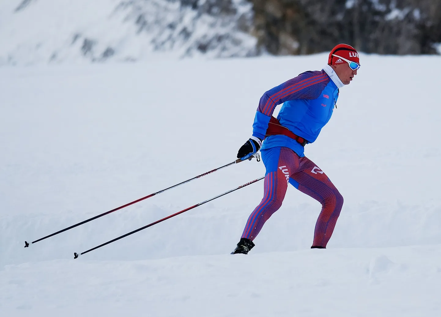 Aleksandr Legkov 2016. aastal Austrias treeninglaagris.
