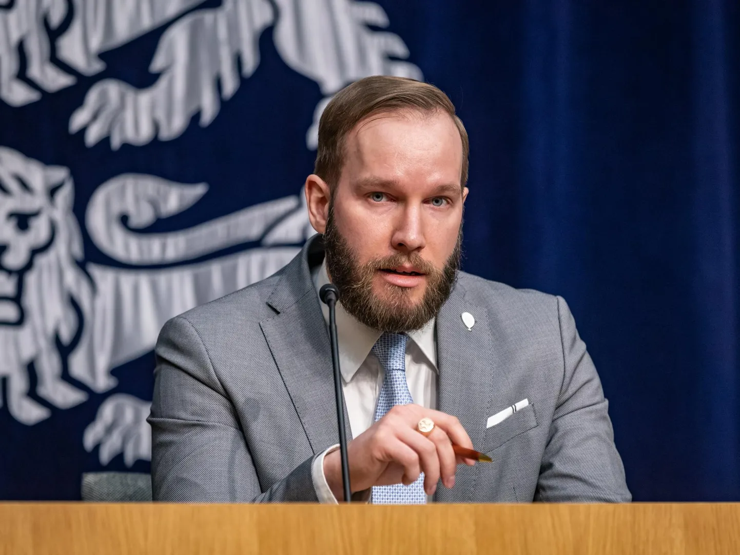 Tallinn, 20.04.2020 Koroonakriis. Ametkondade pressibriifing superministeeriumis. Ragnar Vaiknemets. FOTO: Mihkel Maripuu/Postimees