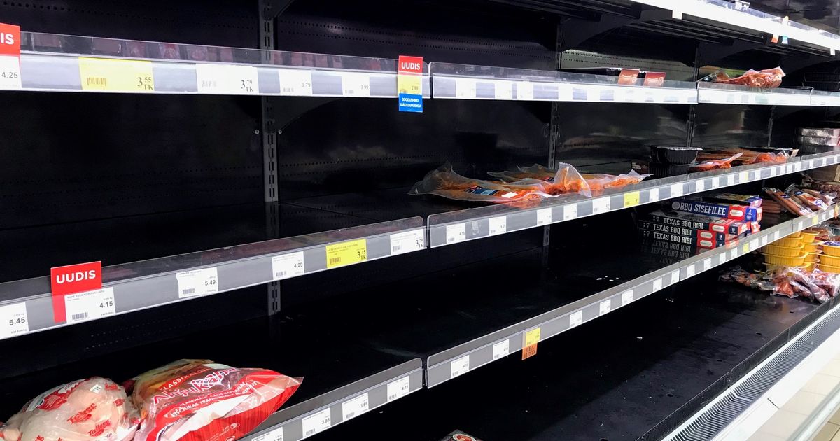 Piltuudis: Maksimarketi lihaletis valitseb tühjus