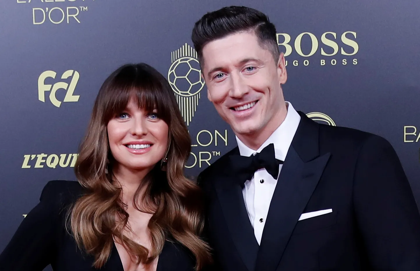 Robert Lewandowski ja tema naine Anna.