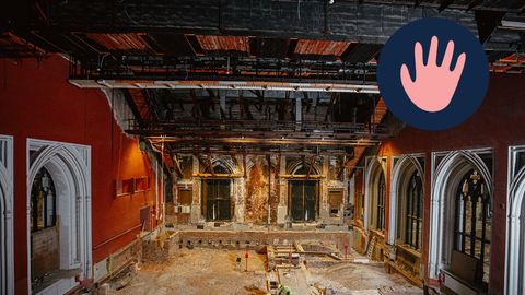 FOTO ⟩ Krāšņā pērle Rīgas sirdī – kā tiek atjaunota Lielā ģilde?