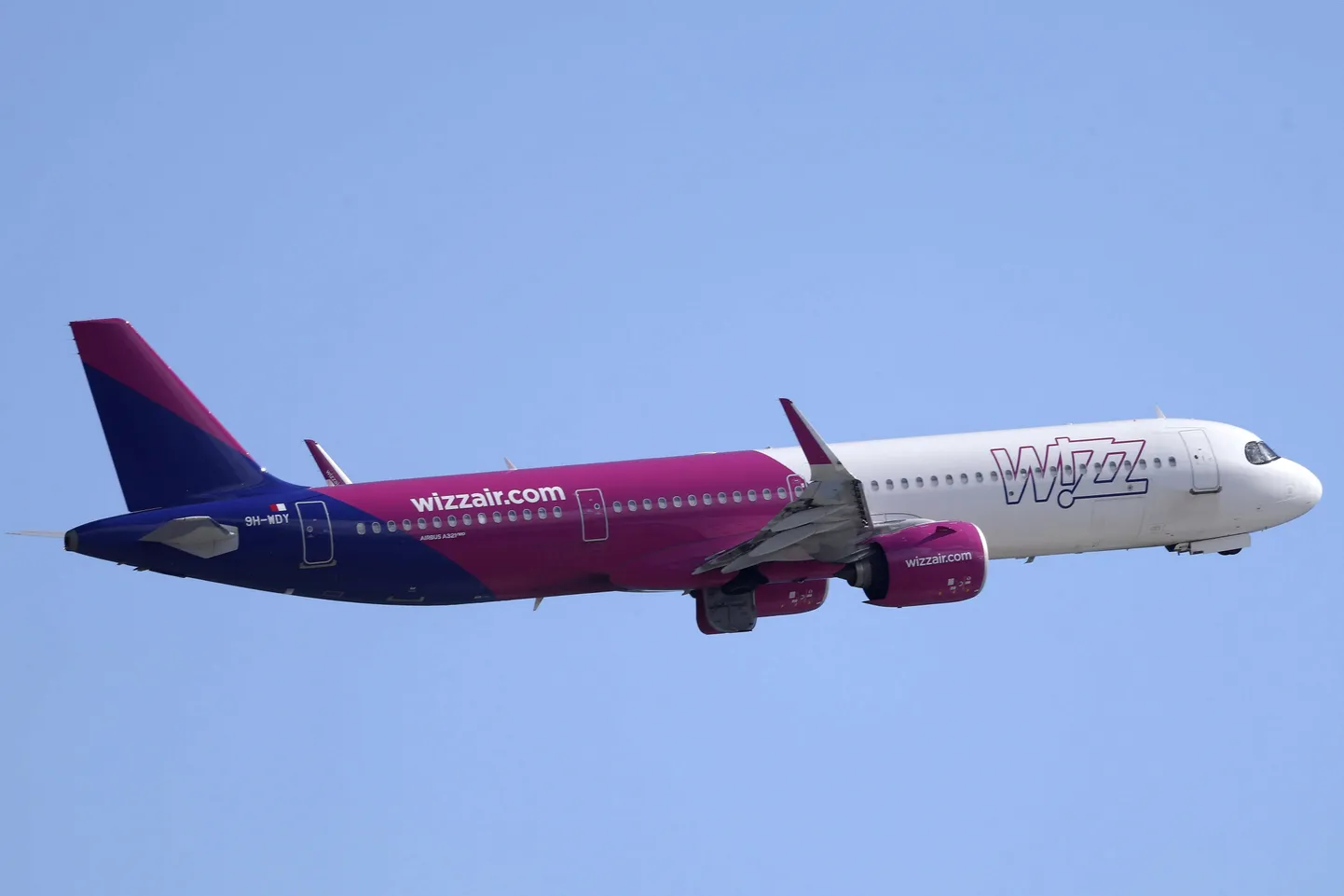 Wizz Air lennuk.