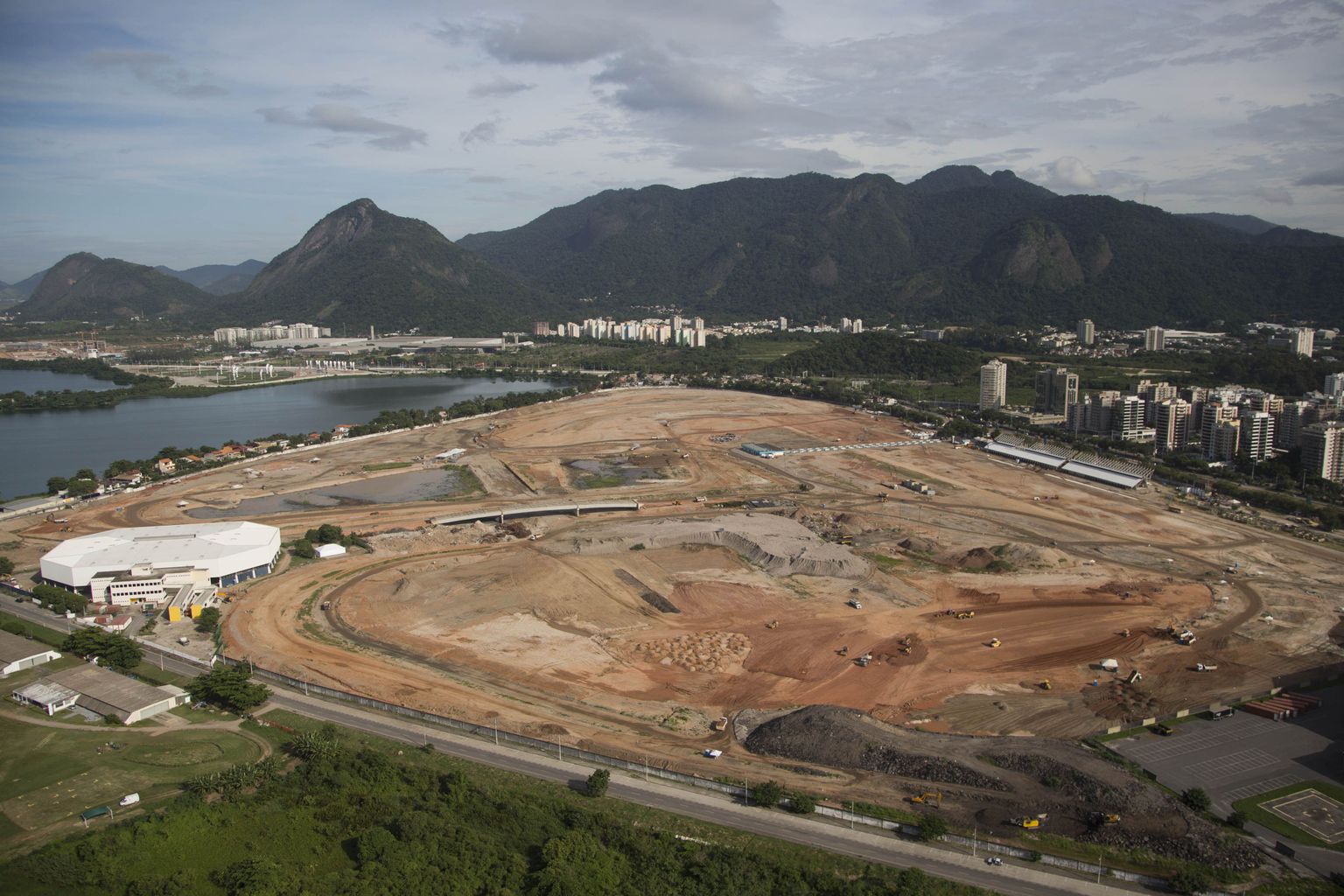 Rio de Janeiro olümpiapargi ehitus.