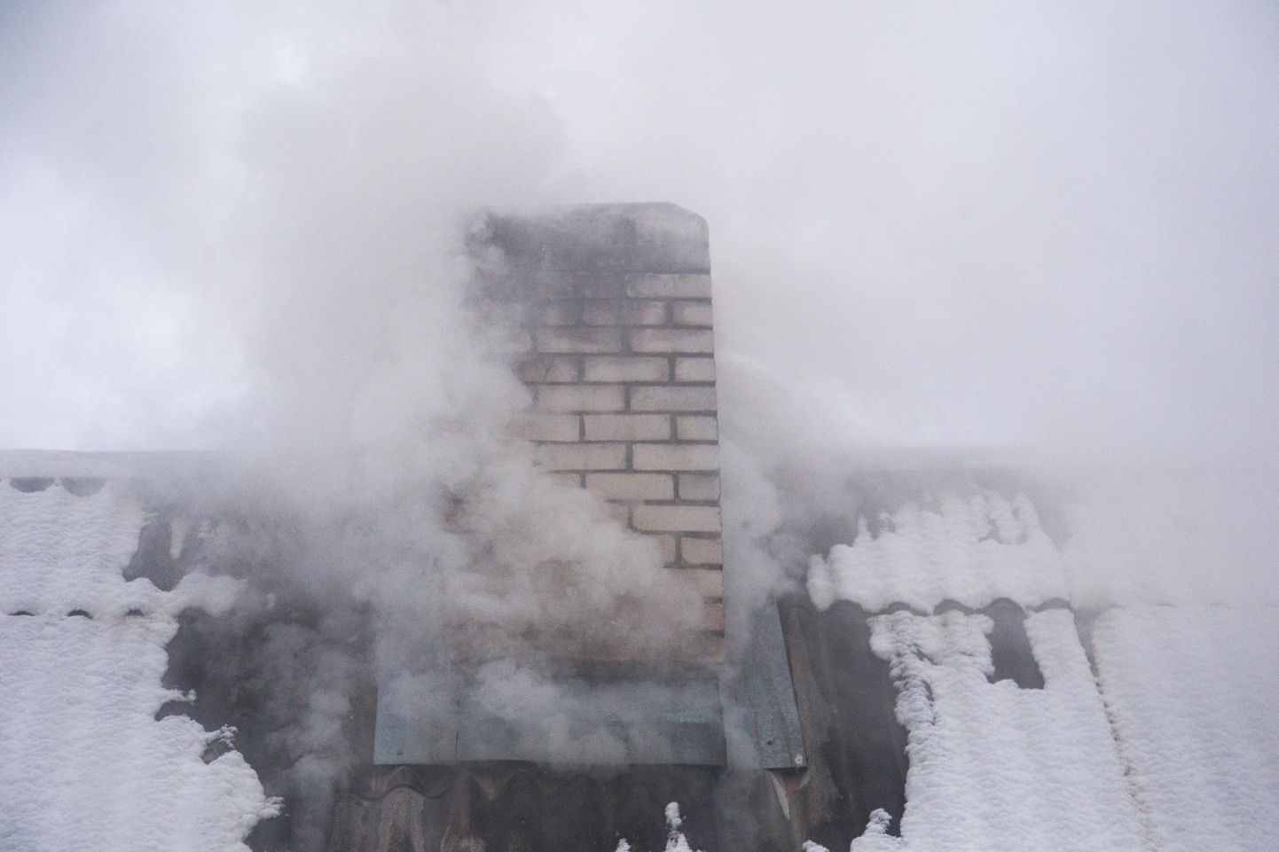 Projektiga "Kodud tuleohutuks" soovib päästeamet tuleohutuks muuta 500 kodu tuleohutuks. Pildil tulekahju Viraksaare külas.