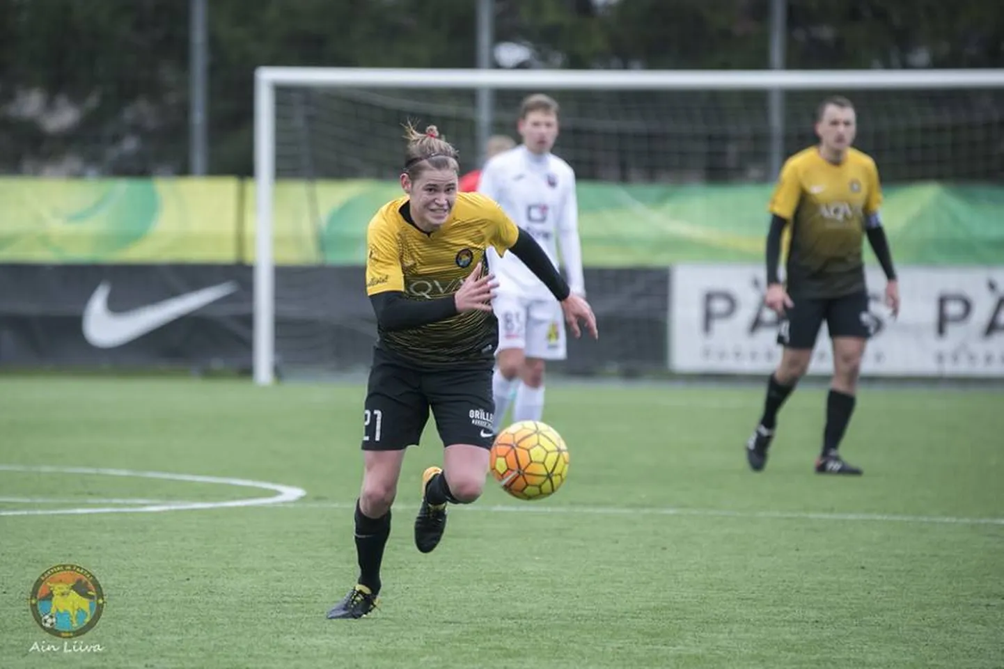 Mario Kuokkanen (esiplaanil) lõi täna Maardus rakverlaste auvärava.