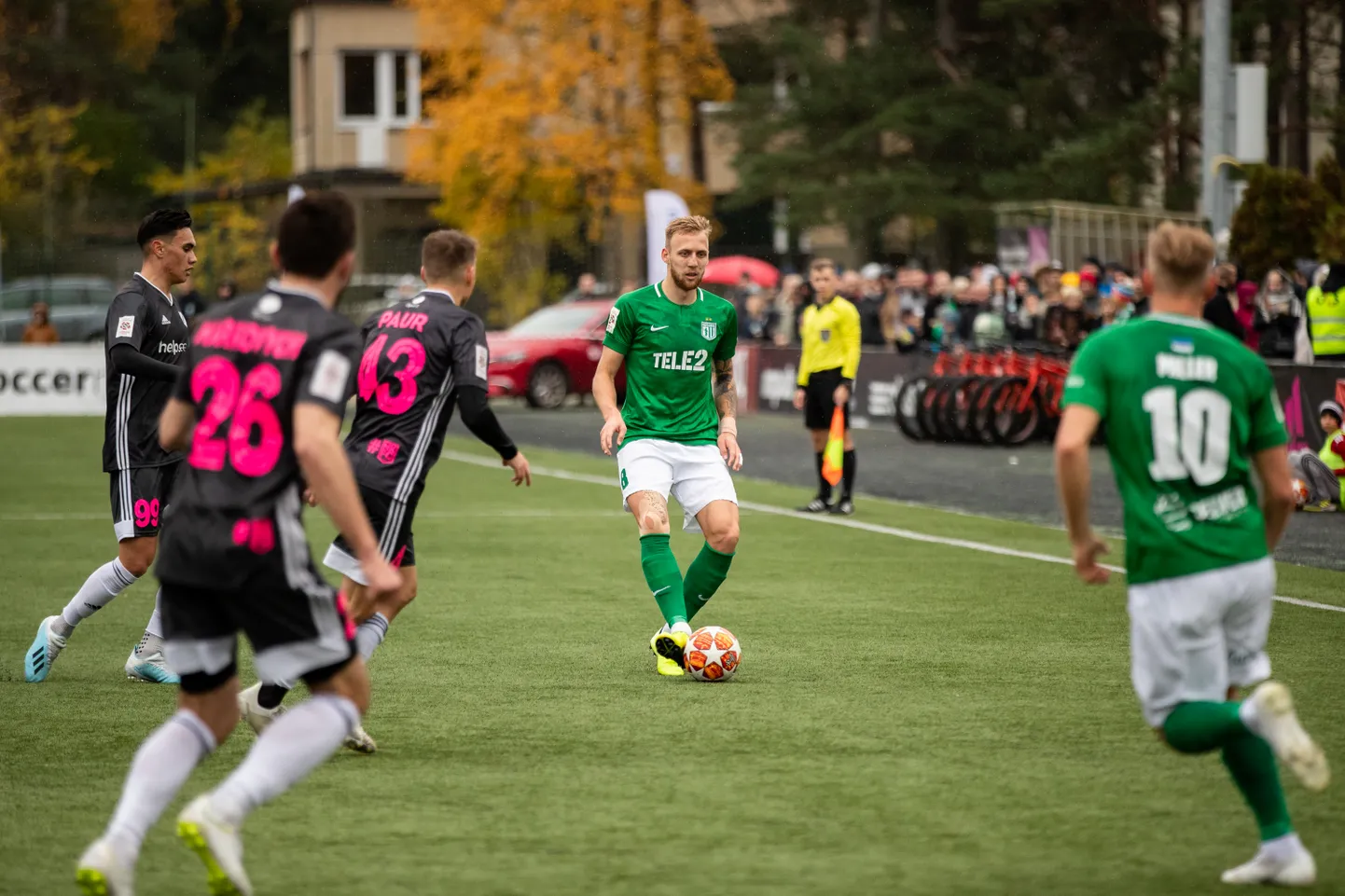 Kalju vs Flora Hiiu staadionil 20. oktoobril